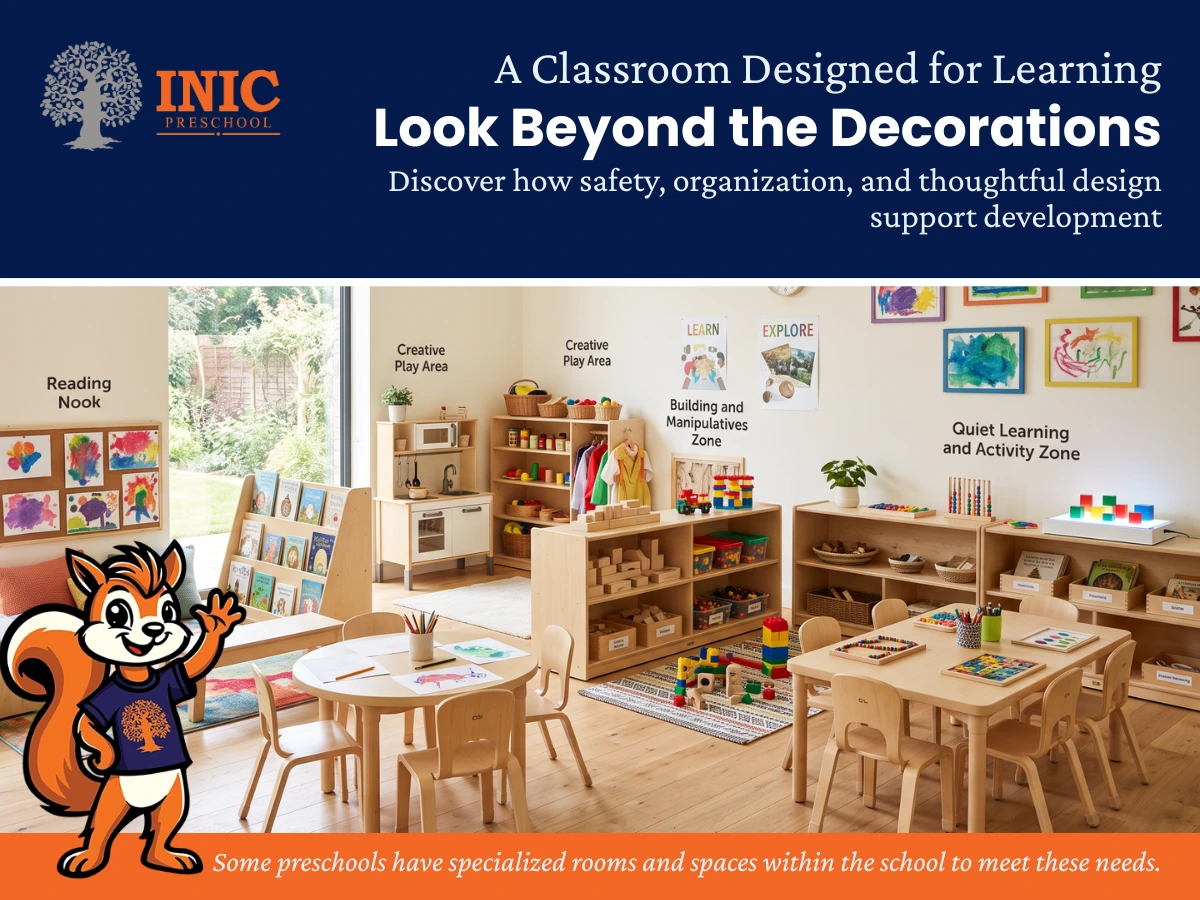 A classroom designed for Learning Look beyond the decorations
