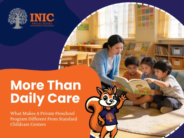 what makes a private preschool different from daycare